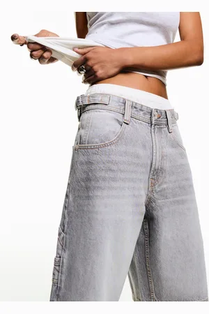 Bershka Bermuda Denim Balloon Mujer 42