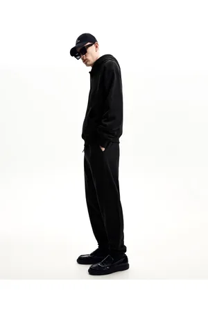 Bershka Pantalón Jogger Felpa Hombre Xs