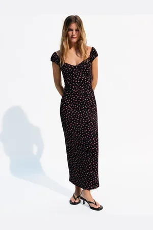 Bershka Vestido Midi Mujer M