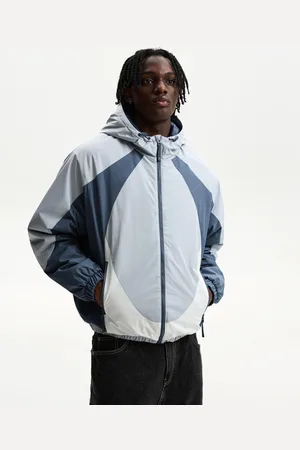 Bershka Cazadora Acolchada Color Block Hombre L