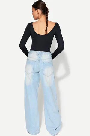 Bershka Body Manga Larga Mujer Xs