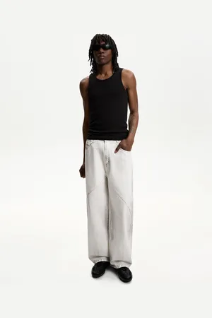 Bershka Pantalón Balloon Efecto Encerado Hombre 34