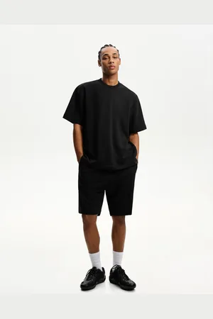 Bershka Bermuda Felpa Hombre S