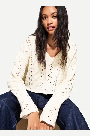 Bershka Jersey Cuello Pico Mujer Xs