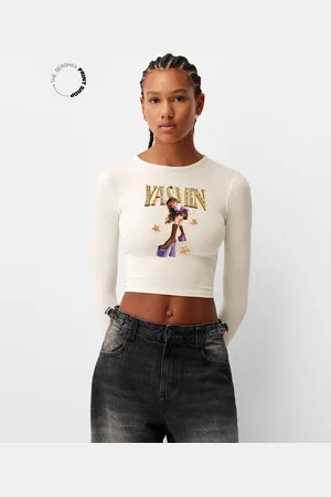 Bershka Camiseta Bratz Manga Larga Mujer S