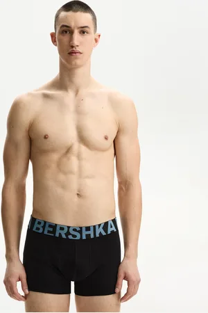 Bershka Pack 3 Boxers Cintura Ancha Hombre L