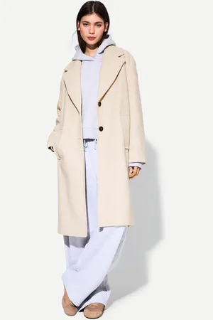 Bershka Abrigo Largo Soft Mujer M