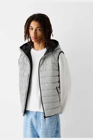 Bershka Chaleco Capucha Acolchado Ligero Hombre M