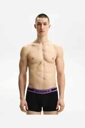 Bershka Pack 3 Boxers Cintura Print Hombre M