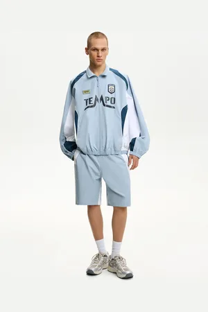 Bershka Bermuda Jogger Técnica Hombre L