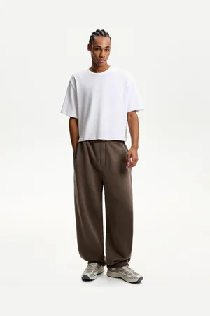 Bershka Pantalón Felpa Balloon Hombre L