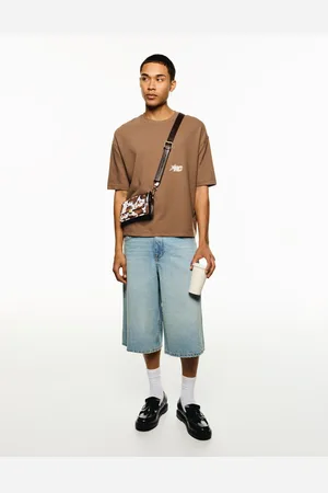 Bershka Bolso Crossbody Efecto Piel Hombre