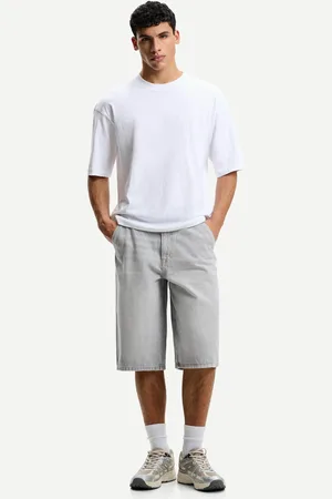 Bershka Bermuda Denim Skater Hombre 44