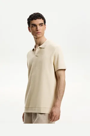 Bershka Polo Estructura Hombre S