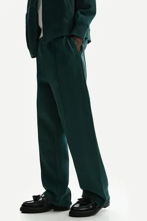 Bershka Pantalón Wide Leg Felpa Hombre Xl