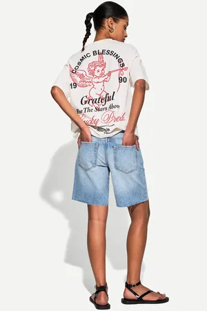 Bershka Bermuda Denim Mujer 34