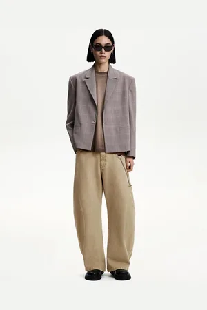 Bershka Pantalón Barrel Hombre 38