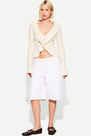 Bershka Chaqueta Rústica Volantes Mujer M