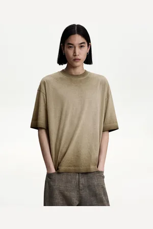 Bershka Camiseta Manga Larga Boxy Hombre L