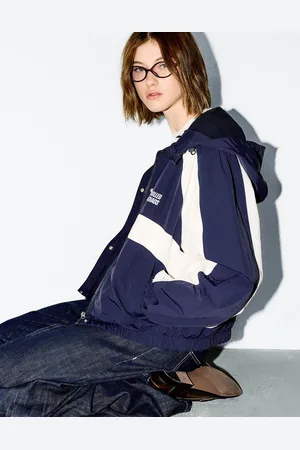 Bershka Cazadora Técnica Capucha Mujer S