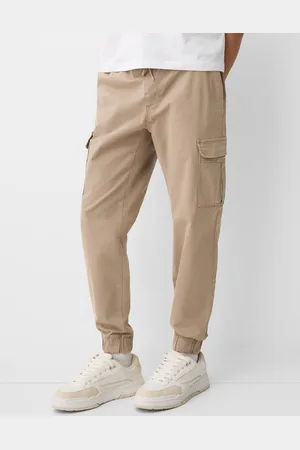 Bershka Pantalón Jogger Cargo Hombre S