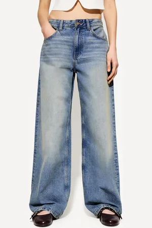 Bershka Jeans Wide Leg Mujer 36