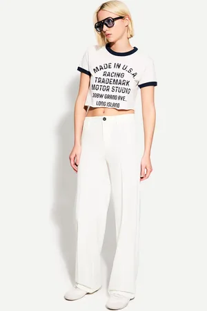 Bershka Pantalón Wide Leg Mujer 40