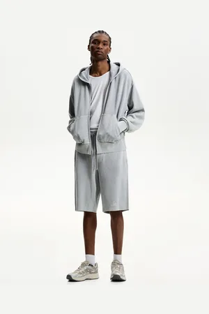 Bershka Bermuda Baggy Rib Hombre Xl