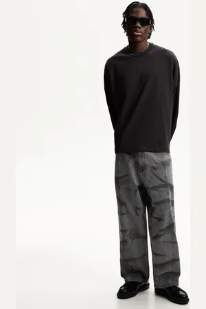 Bershka Pantalón Super Baggy Lavado Hombre 46