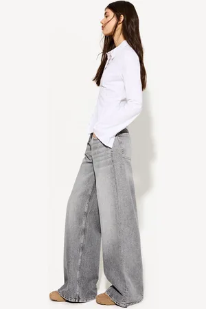 Bershka Jeans Wide Leg Mujer 36
