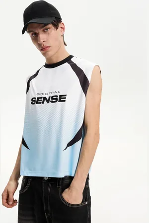 Bershka Camiseta Sin Mangas Sport Print Hombre S