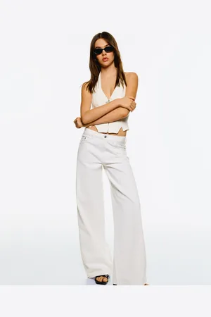Bershka Jeans Wide Leg Mujer 42