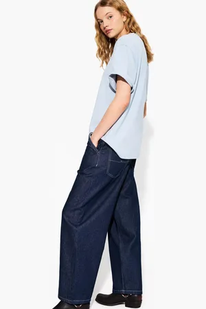 Bershka Camiseta Manga Corta Oversize Heavy Cotton Mujer S