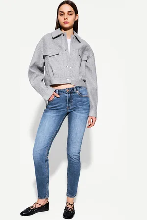 Bershka Jeans Skinny Low Waist Mujer 32
