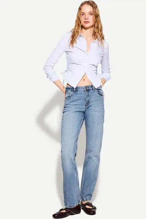 Bershka Jeans Straight Mujer 32