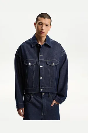 Bershka Cazadora Denim Trucker Hombre L