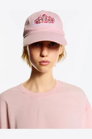 Bershka Gorra Bordado Flor Mujer