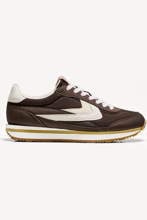Bershka Zapatilla Deportiva Retro Mujer 38