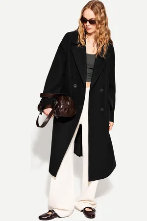 Bershka Abrigo Hombro Caído Mujer Xs