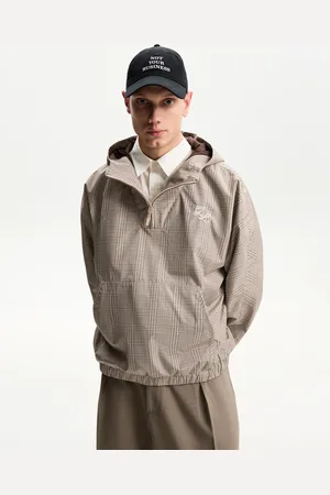 Bershka Cazadora Canguro Capucha Técnica Hombre M