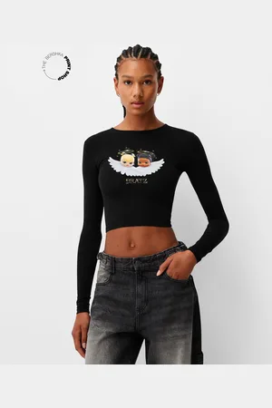 Bershka Camiseta Bratz Manga Larga Mujer Xs