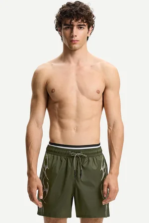 Bershka Bañador Doble Cintura Print Hombre M