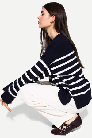 Bershka Jersey Cuello Redondo Soft Touch Mujer L