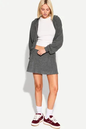 Bershka Chaqueta Cremallera Capucha Mujer L