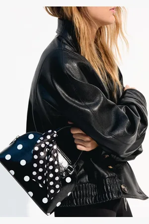Bershka Bolso Mini Safiano Lunares Mujer