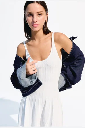Bershka Vestido Mini Tirantes Mujer Xs