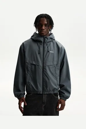 Bershka Cazadora Técnica Capucha Hombre Xs