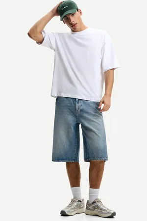 Bershka Bermuda Denim Skater Hombre 40