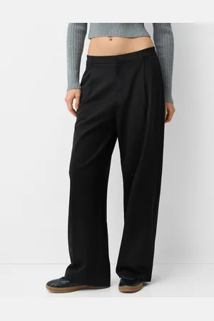 Bershka Pantalón Baggy Low Rise Mujer 38