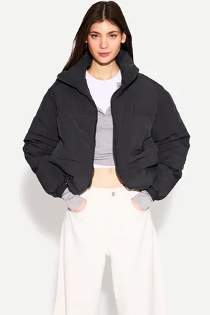 Bershka Cazadora Puffy Mujer S